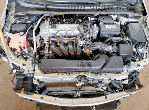 JTDEPRAE1LJ061923 2020 TOYOTA COROLLA Silver Widok wnętrza z tyłu