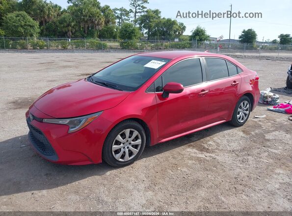 JTDEPRAE1LJ093349 2020 TOYOTA LL Красный Передняя левая четверть