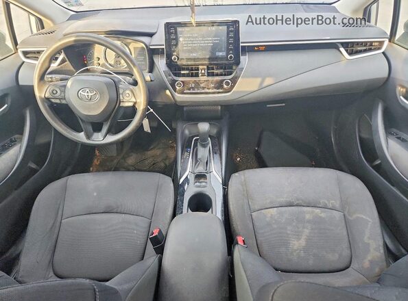 JTDEPRAE1LJ096669 2020 TOYOTA COROLLA Silver წინა პანელის ხედი