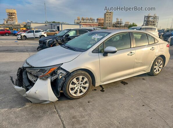 JTDEPRAE1LJ096669 2020 TOYOTA COROLLA Silver წინა მარცხენა ხედი სამი მეოთხედიდან