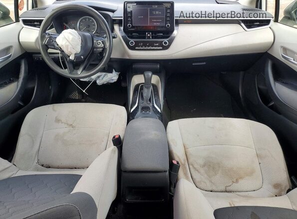 JTDEPRAE2LJ001066 2020 TOYOTA COROLLA White Widok deski rozdzielczej