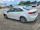 2020 Toyota Corolla Le White vin: JTDEPRAE2LJ001066