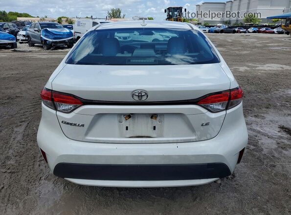 JTDEPRAE2LJ001066 2020 TOYOTA COROLLA White Widok z tyłu