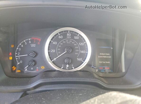 JTDEPRAE2LJ071392 2020 TOYOTA COROLLA Синий Вид щитка приборов
