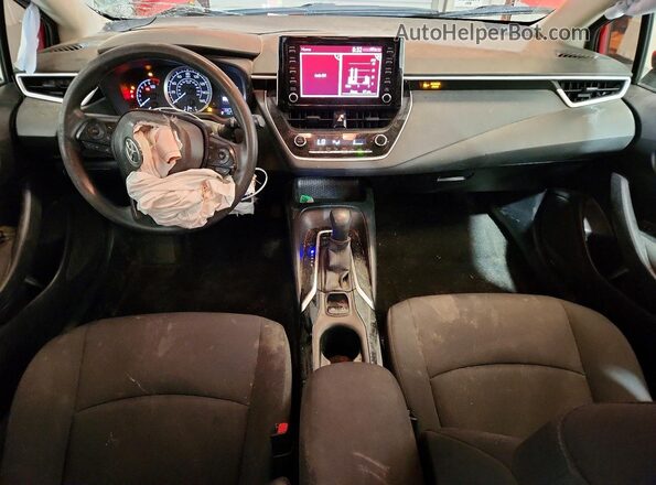 JTDEPRAE2LJ095448 2020 TOYOTA COROLLA Red Առջևի վահանակի տեսք