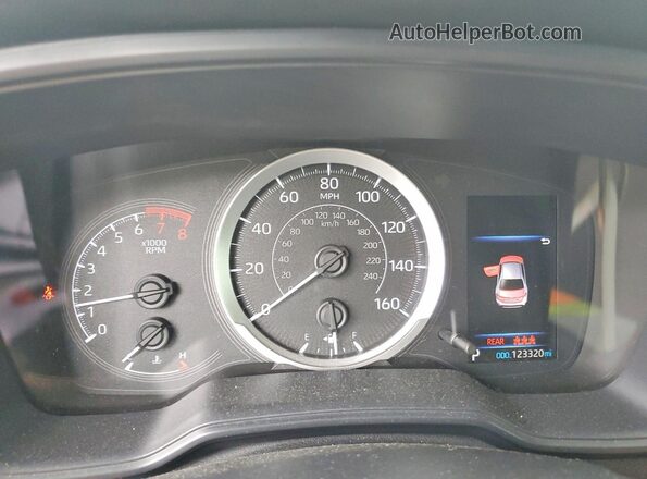 JTDEPRAE3LJ017714 2020 TOYOTA COROLLA Black Սարքավորումների վահանակի տեսք