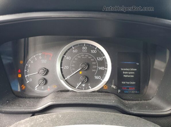 JTDEPRAE3LJ030267 2020 TOYOTA LL Синий Вид щитка приборов