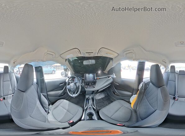 JTDEPRAE3LJ041107 2020 TOYOTA COROLLA Silver VIN კოდის სტიკერის ხედი