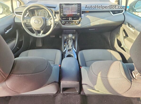 JTDEPRAE3LJ069120 2020 TOYOTA COROLLA Серебряный Вид панели приборов