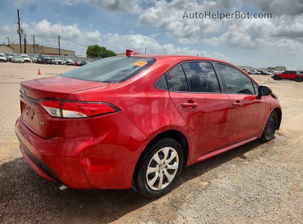 JTDEPRAE3LJ109566 2020 TOYOTA LL Красный Задняя правая четверть