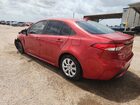 2020 Toyota Corolla Le Красный vin: JTDEPRAE3LJ109566 Damage: Left Rear Door, Light Scratch, > 12 Inches