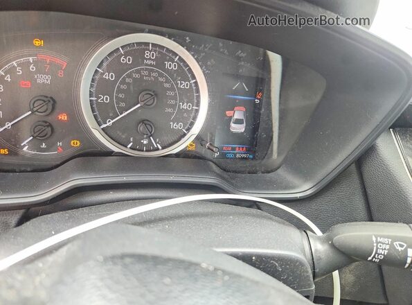 JTDEPRAE3LJ109566 2020 TOYOTA LL Красный Вид щитка приборов
