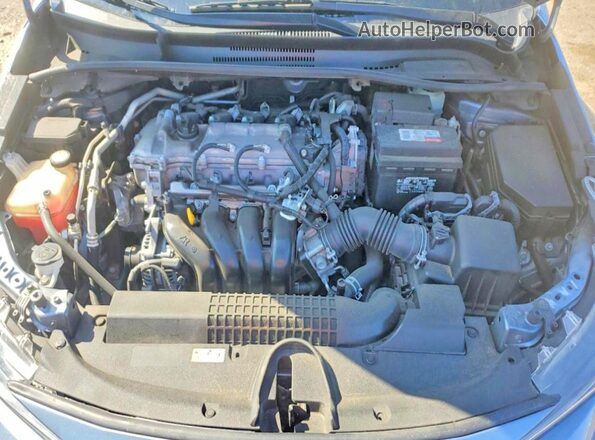JTDEPRAE4LJ025644 2020 TOYOTA COROLLA Blue Rear interior view
