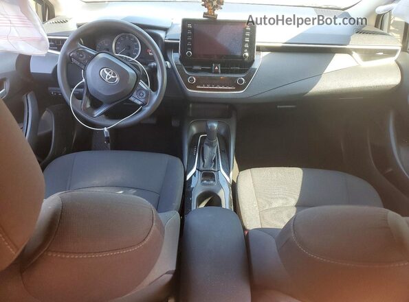 JTDEPRAE4LJ025644 2020 TOYOTA COROLLA Blue Dashboard view