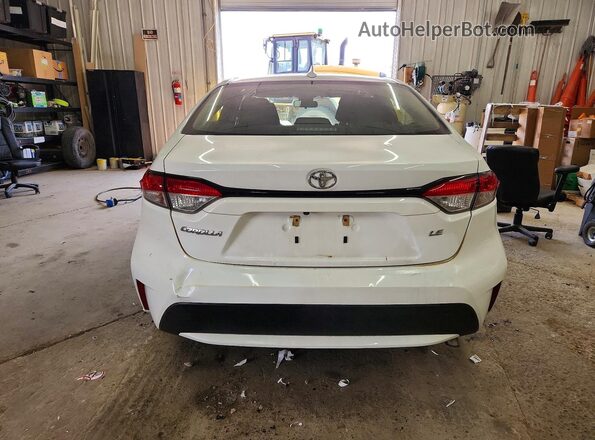 JTDEPRAE6LJ015455 2020 TOYOTA COROLLA White Widok z tyłu