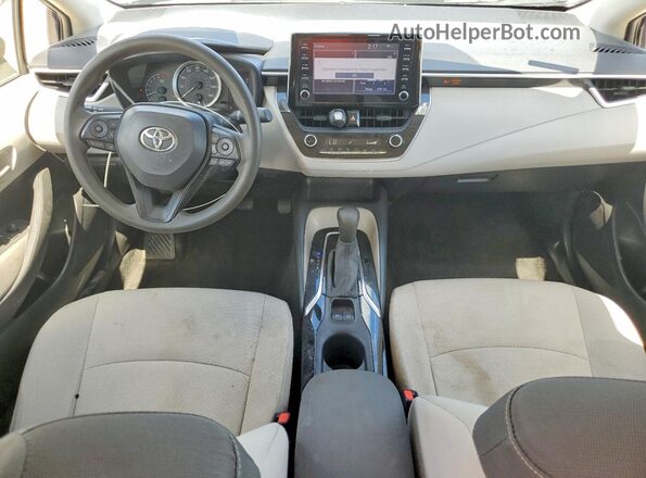 JTDEPRAE6LJ066759 2020 TOYOTA COROLLA Синий Вид панели приборов