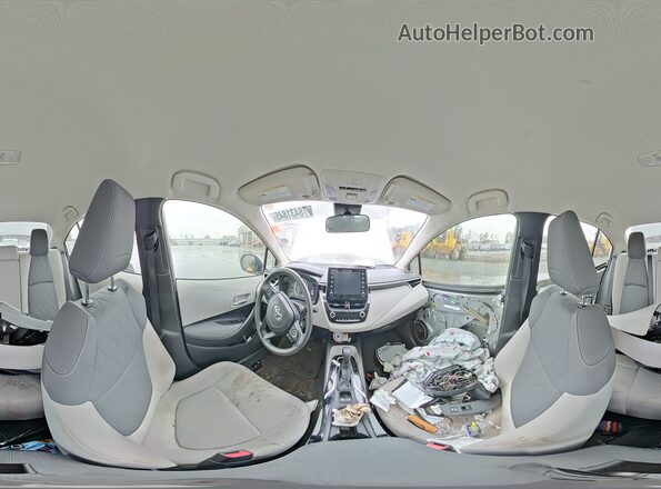 JTDEPRAE6LJ071444 2020 TOYOTA LL Silver Widok naklejki z numerem VIN