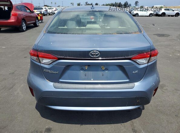 JTDEPRAE6LJ101882 2020 TOYOTA COROLLA Синий Вид сзади