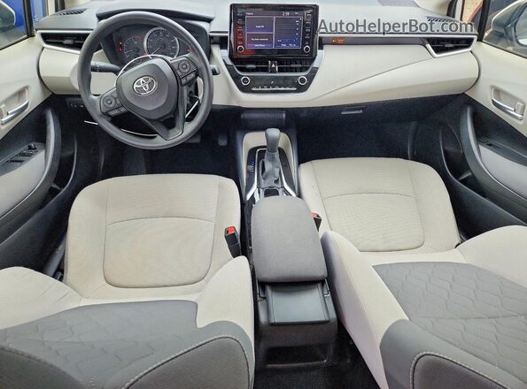 JTDEPRAE7LJ041918 2020 TOYOTA COROLLA White Widok deski rozdzielczej