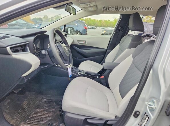 JTDEPRAE7LJ089581 2020 TOYOTA COROLLA Silver Вид салону спереду