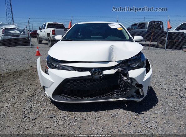 JTDEPRAE7LJ106783 2020 TOYOTA LL White Vista del cuadro de instrumentos