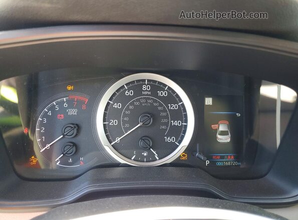 JTDEPRAE8LJ059067 2020 TOYOTA COROLLA Blue Սարքավորումների վահանակի տեսք