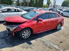 2020 Toyota Corolla Le Красный vin: JTDEPRAE8LJ098919 Damage: Left Front Fender, Dent(S) W/ Paint Dmg, 5 To 6 Inches