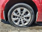 2020 Toyota Corolla Le Красный vin: JTDEPRAE8LJ098919 Damage: Right Rear Wheel Cover, Broken, Replacement Required