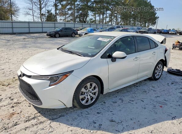 JTDEPRAEXLJ005950 2020 TOYOTA COROLLA White Vista tres cuartos delantera izquierda