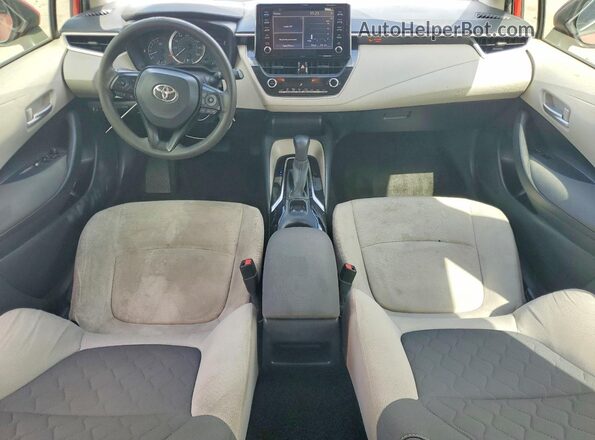JTDEPRAEXLJ032100 2020 TOYOTA COROLLA Красный Вид панели приборов