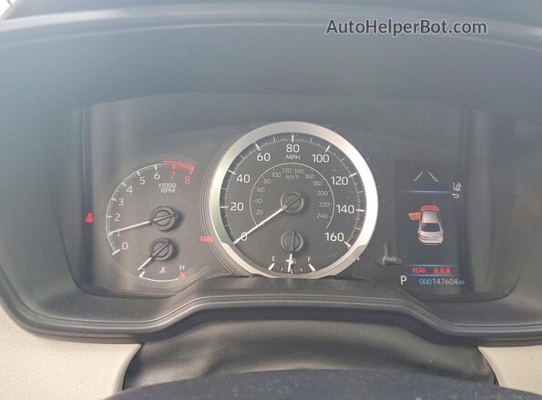 JTDEPRAEXLJ032100 2020 TOYOTA COROLLA Красный Вид щитка приборов