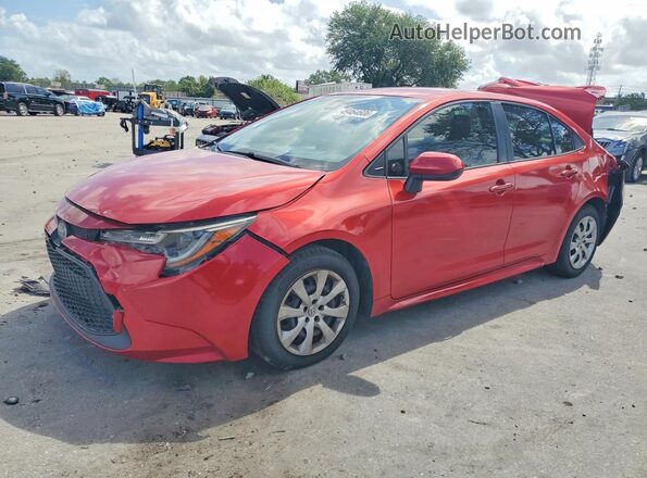 JTDEPRAEXLJ032100 2020 TOYOTA COROLLA Красный Передняя левая четверть