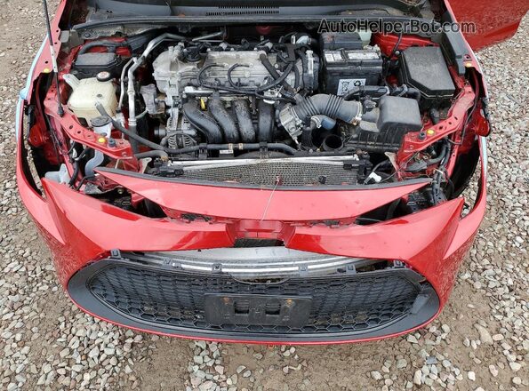 JTDEPRAEXLJ046174 2020 TOYOTA COROLLA Red უკანა სალონის ხედი