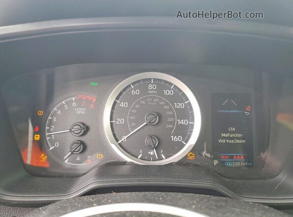 JTDHPRAE4LJ045583 2020 TOYOTA COROLLA Gray ხელსაწყოთა პანელის ხედი