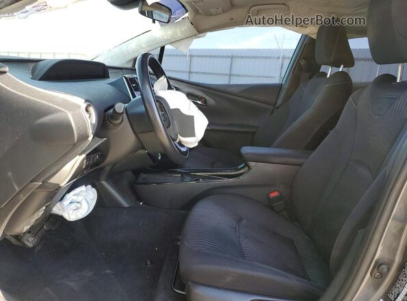 JTDKAMFP1M3178084 2021 TOYOTA PRIUS Gray წინა სალონის ხედი