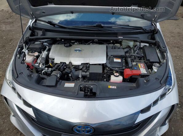 JTDKAMFP4M3184798 2021 TOYOTA PRIUS Silver Widok wnętrza z tyłu