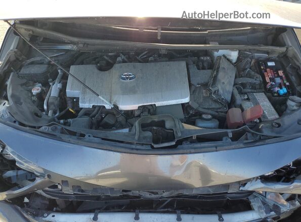 JTDKAMFP8N3221420 2022 TOYOTA PRIUS Gray Vista interior trasera