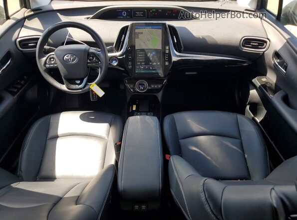 JTDKAMFP9M3187714 2021 TOYOTA PRIUS Серый Вид панели приборов