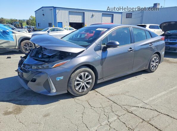 JTDKAMFP9M3187714 2021 TOYOTA PRIUS Серый Передняя левая четверть