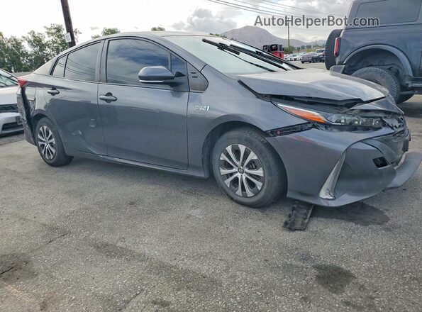 JTDKAMFPXN3207695 2022 TOYOTA PRIUS Gray Front right