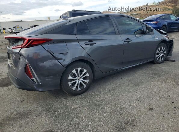 JTDKAMFPXN3207695 2022 TOYOTA PRIUS Gray Rear right