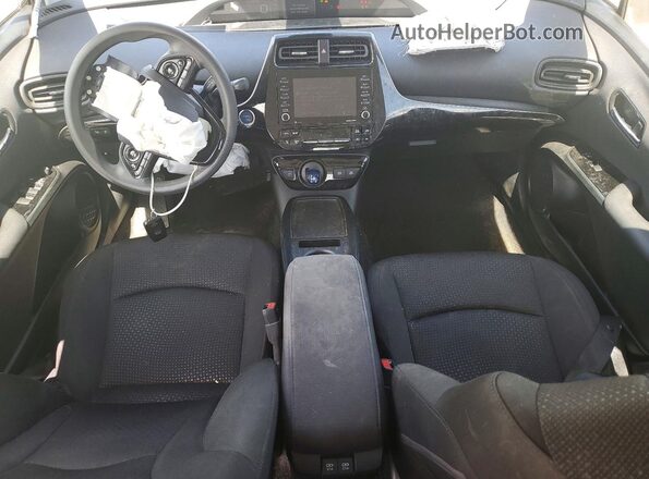 JTDKAMFU0M3148824 2021 TOYOTA PRIUS Черный Вид панели приборов