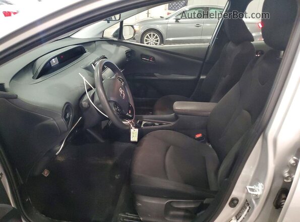 JTDKAMFU3M3143438 2021 TOYOTA PRIUS Silver Widok wnętrza z przodu