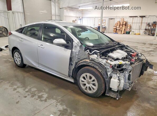 JTDKAMFU3M3143438 2021 TOYOTA PRIUS Silver Przód prawy