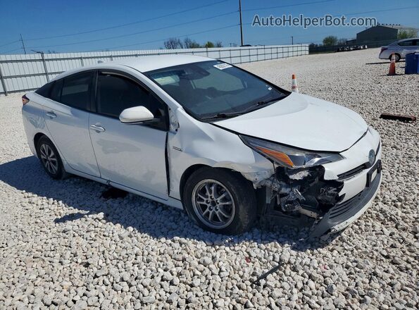 JTDKAMFU4M3140192 2021 TOYOTA PRIUS Белый Передняя правая четверть