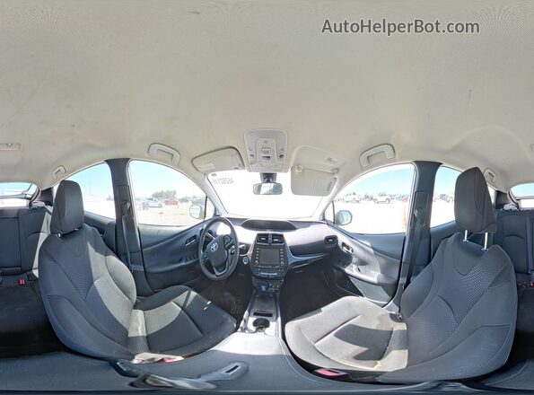 JTDKAMFU4M3140192 2021 TOYOTA PRIUS Белый Вид наклейки с VIN-кодом