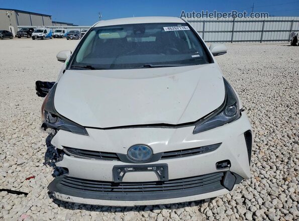 JTDKAMFU4M3140192 2021 TOYOTA PRIUS Белый Вид спереди
