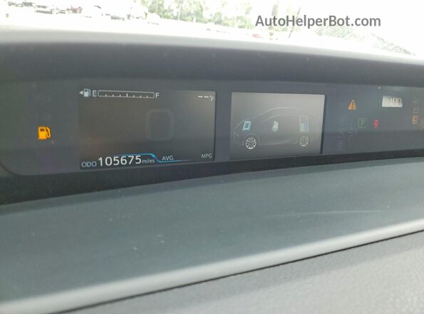 JTDKAMFU5N3160842 2022 TOYOTA PRIUS Silver Widok zestawu wskaźników