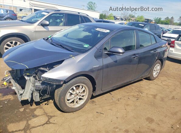 JTDKAMFU7M3138968 2021 TOYOTA PRIUS Gray Vista tres cuartos delantera izquierda