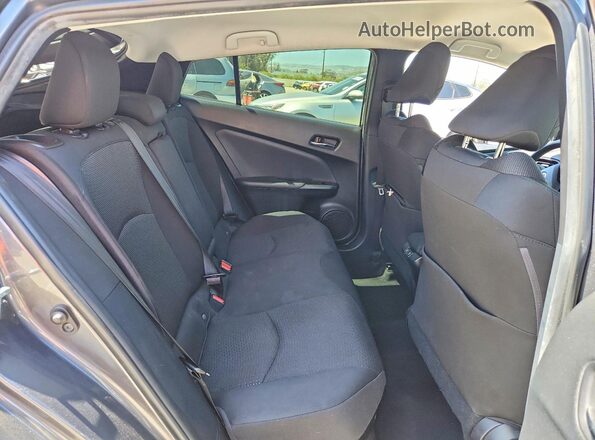 JTDKAMFU8M3149106 2021 TOYOTA PRIUS Серый Вид задних сидений